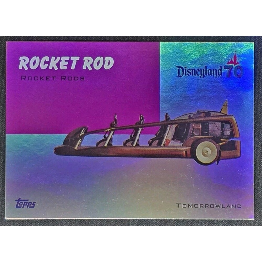 2025 Topps Disneyland 70th Rocket Rod Rainbow Foil #T54-11